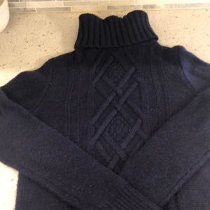 Navy JCrew turtleneck
